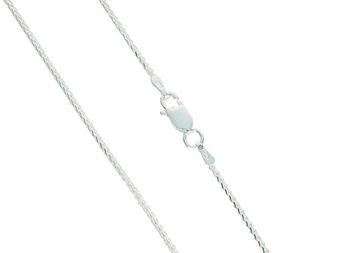Srebrny łańcuszek lisi ogon unisex - DIA-LAN-729406-30-925 1,2mm zapięcie.jpg
